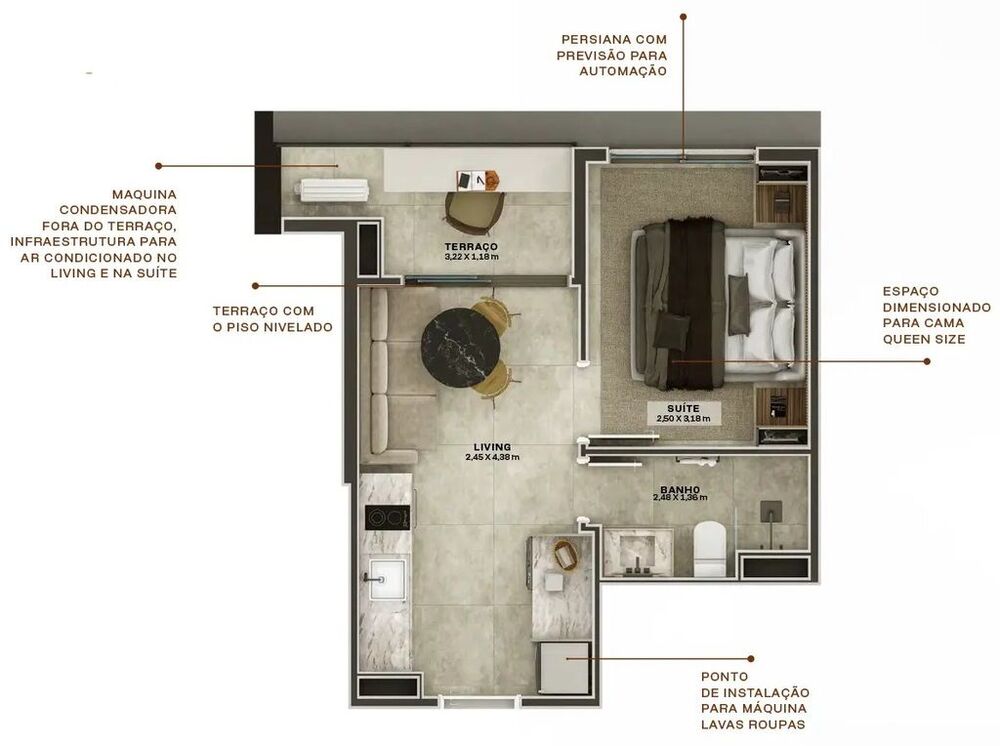 Apartamento, 1 quarto, 52 m² - Foto 7