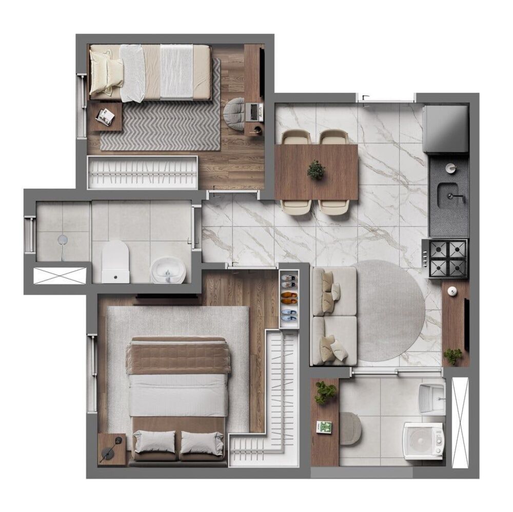 Apartamento à venda com 2 quartos, 31m² - Foto 8
