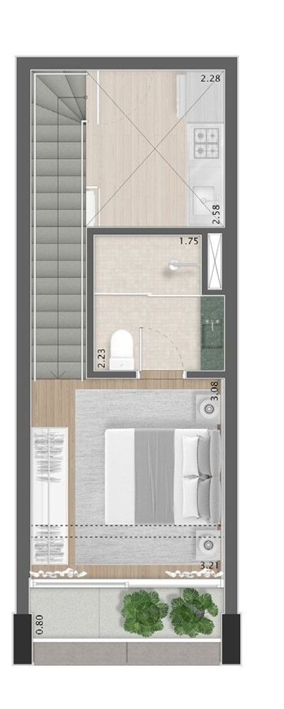 Apartamento, 1 quarto, 115 m² - Foto 8