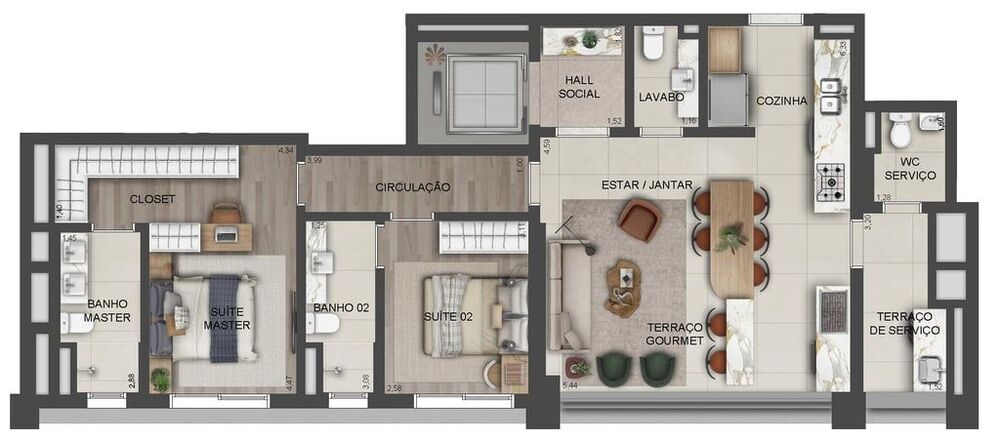 Apartamento, 4 quartos, 180 m² - Foto 10
