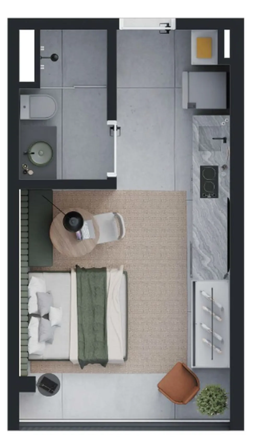 Kitnet-Studio, 45 m² - Foto 3