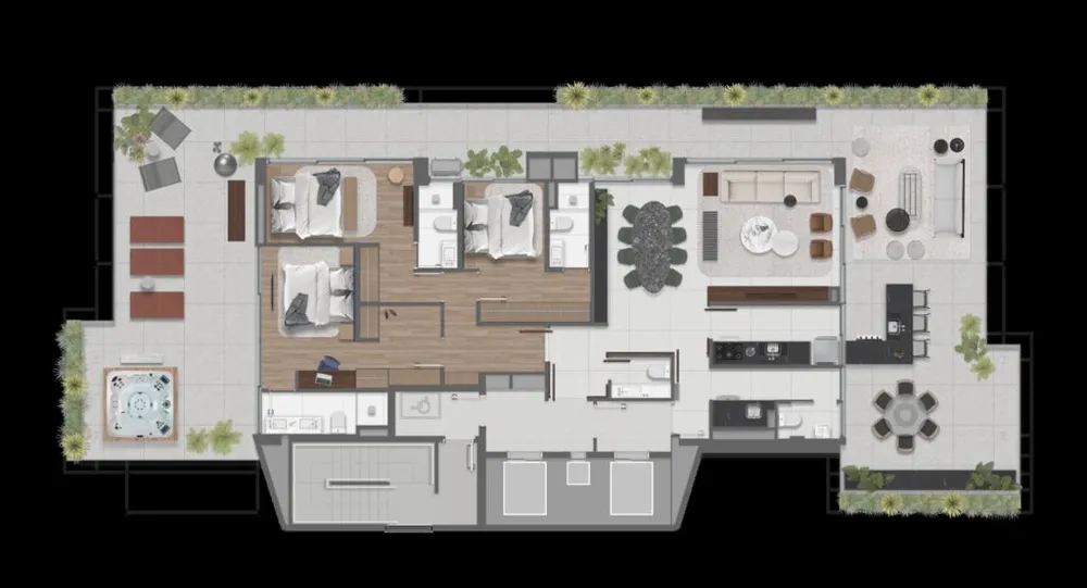Cobertura, 3 quartos, 262 m² - Foto 11