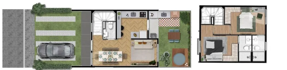 Casa de Condomínio, 2 quartos - Foto 8