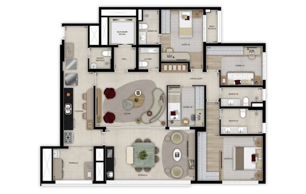 Apartamento, 3 quartos, 120 m² - Foto 25