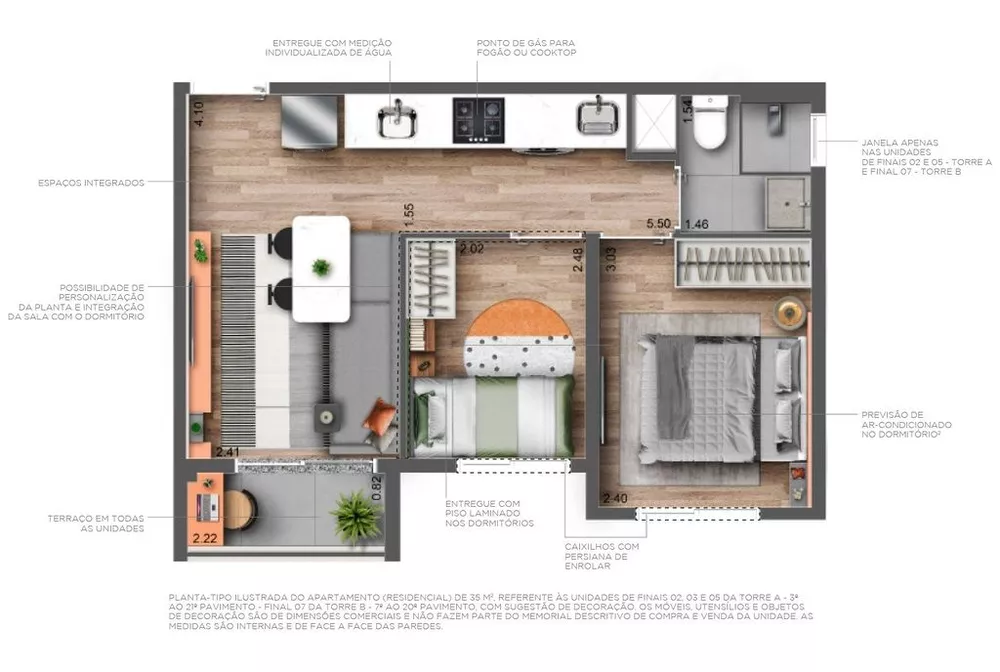 Apartamento, 3 quartos, 69 m² - Foto 12
