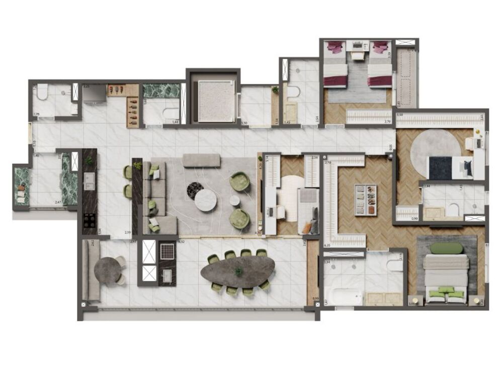 Apartamento, 3 quartos, 156 m² - Foto 17