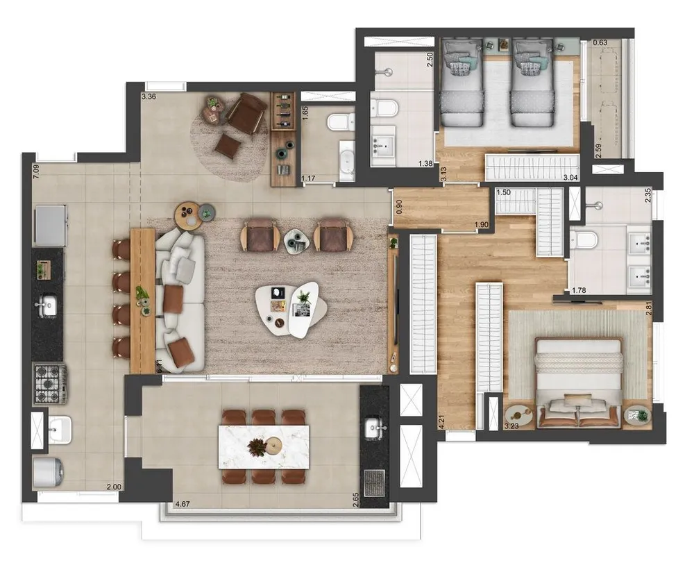 Apartamento, 2 quartos, 88 m² - Foto 10