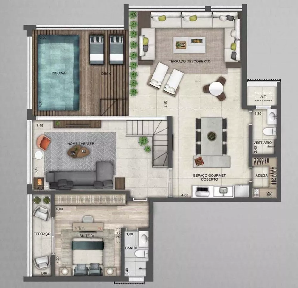 Apartamento, 3 quartos, 138 m² - Foto 6