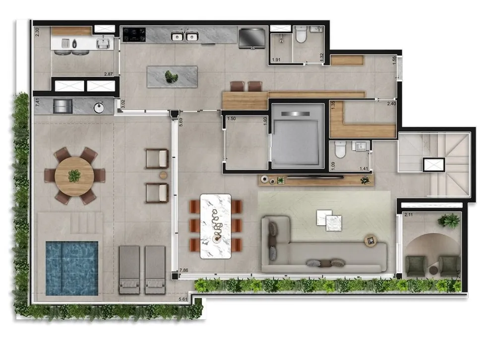 Apartamento, 3 quartos, 167 m² - Foto 28