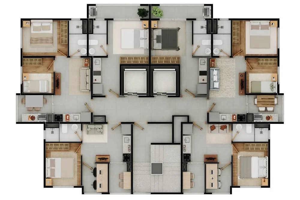 Apartamento, 1 quarto, 28 m² - Foto 3