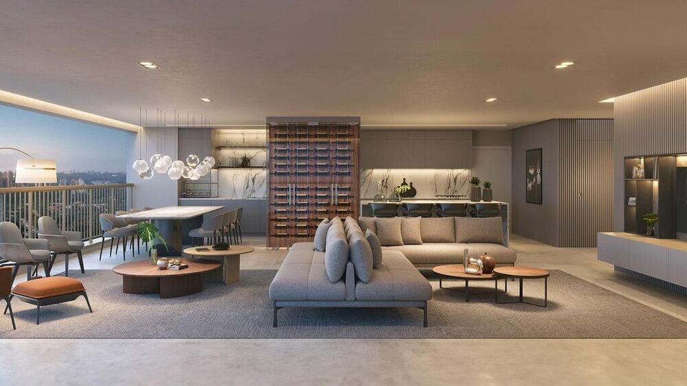 Apartamento à venda com 3 quartos, 182m² - Foto 1