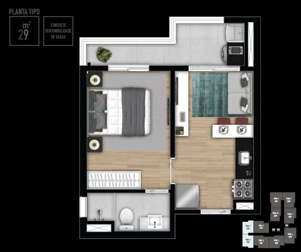 Apartamento, 2 quartos, 38 m² - Foto 5