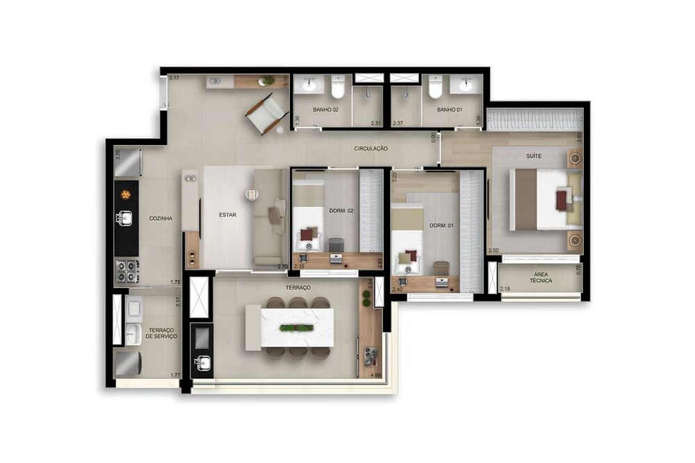Apartamento, 2 quartos, 82 m² - Foto 28