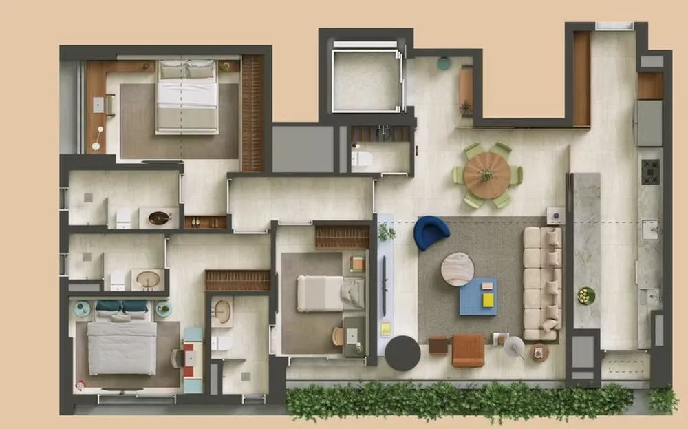 Apartamento, 2 quartos, 158 m² - Foto 8