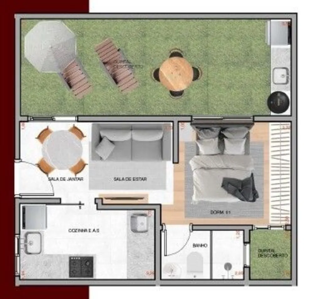 Apartamento, 1 quarto, 50 m² - Foto 9