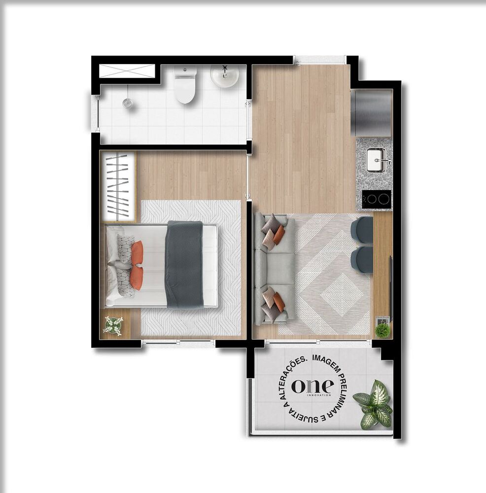 Apartamento, 1 quarto, 27 m² - Foto 5