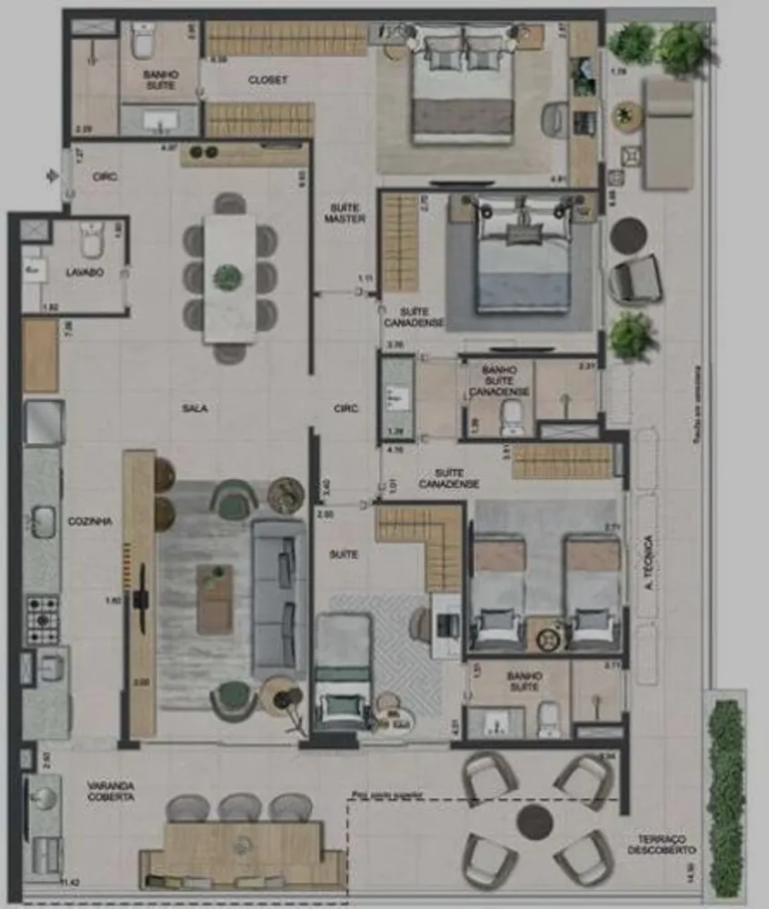 Apartamento, 4 quartos, 269 m² - Foto 11