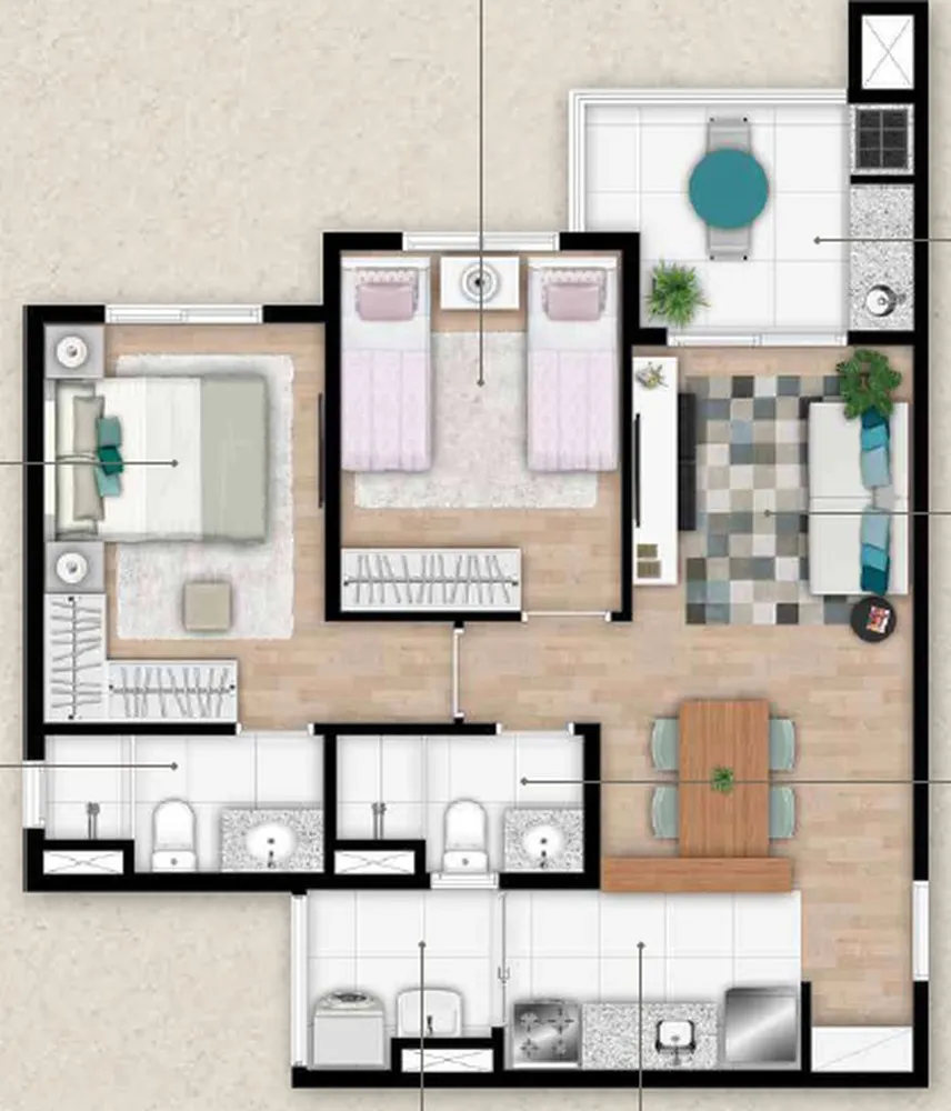 Apartamento, 3 quartos, 84 m² - Foto 5