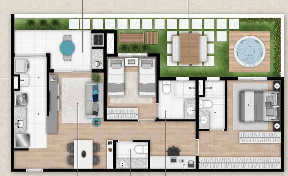 Apartamento, 3 quartos, 84 m² - Foto 7