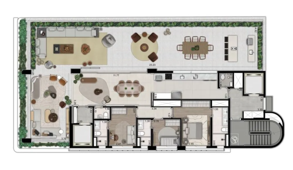 Cobertura, 3 quartos, 283 m² - Foto 13