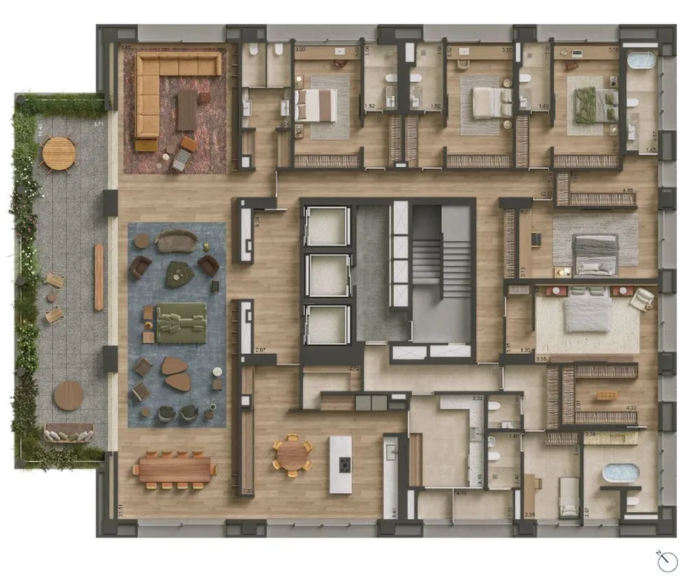 Apartamento, 4 quartos, 580 m² - Foto 7