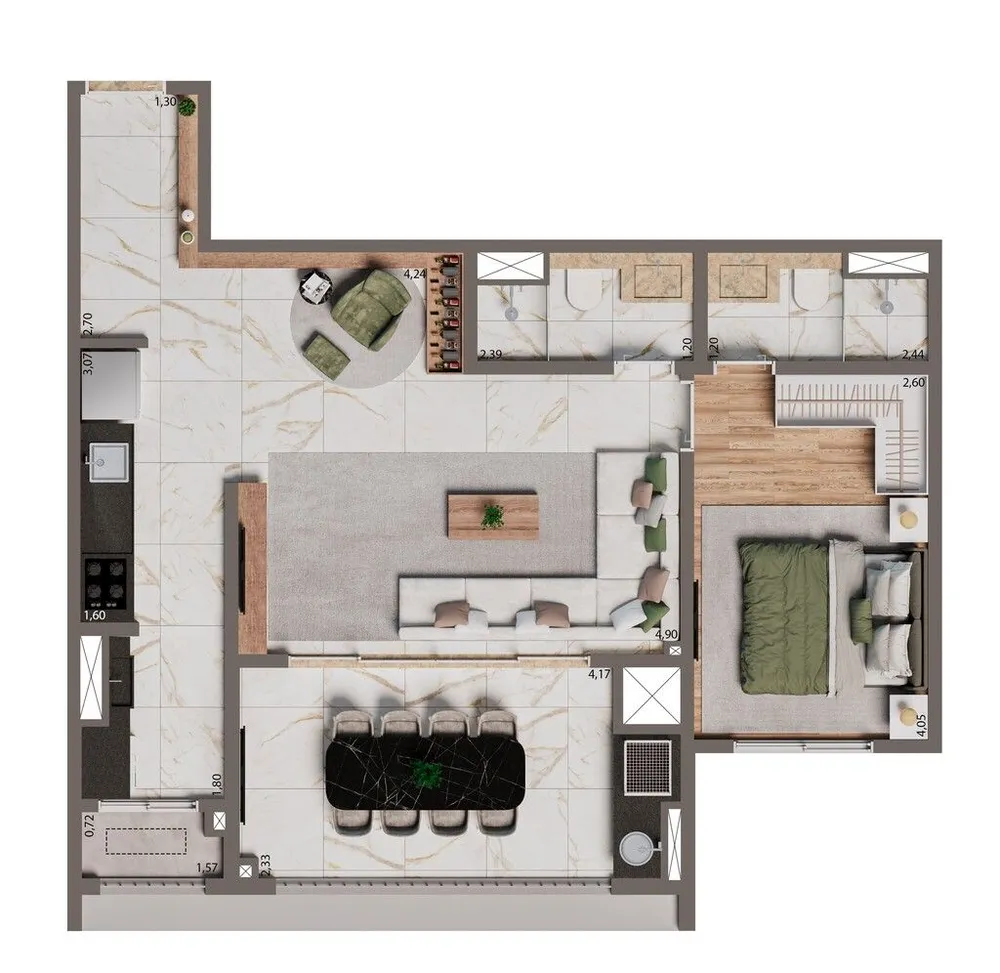 Apartamento, 2 quartos, 67 m² - Foto 18