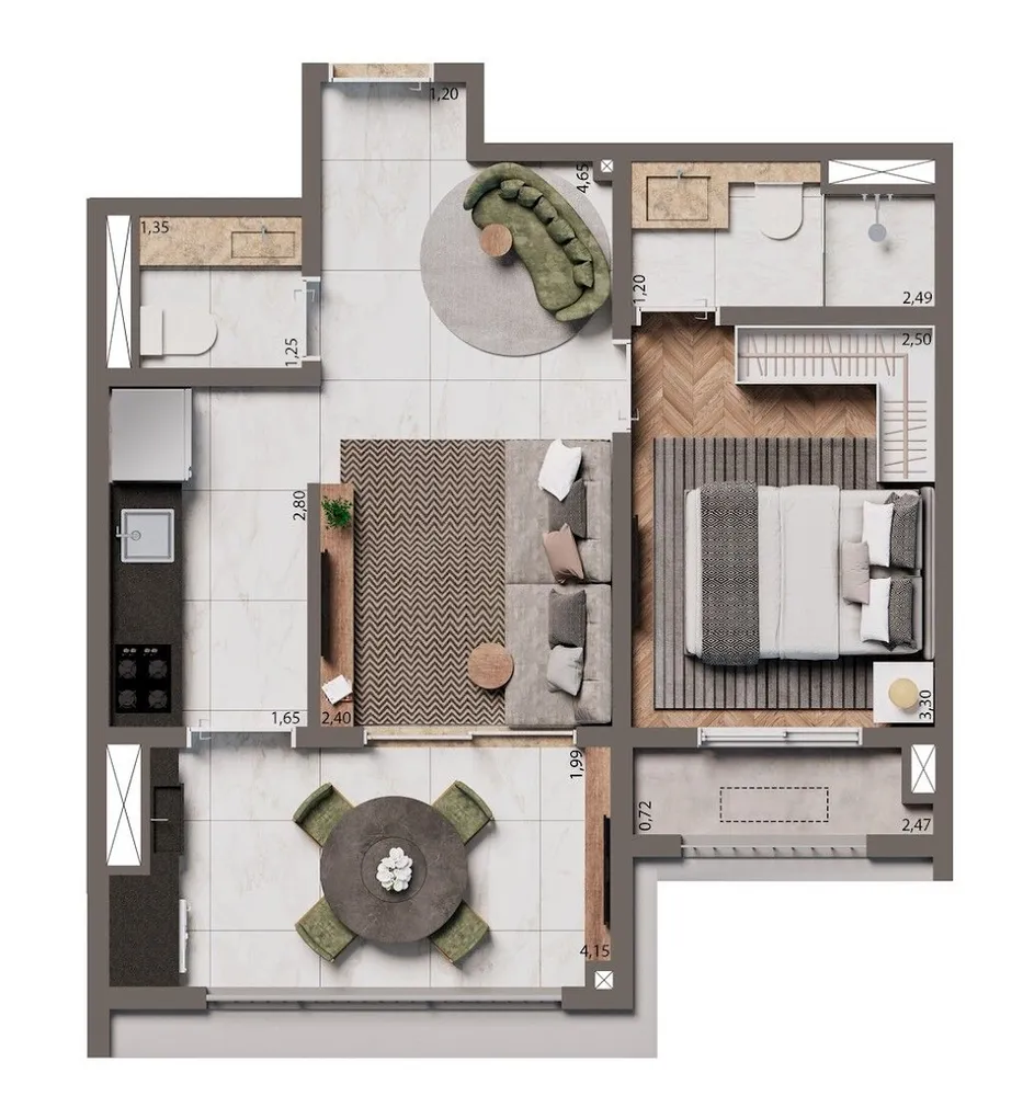 Apartamento, 2 quartos, 67 m² - Foto 16