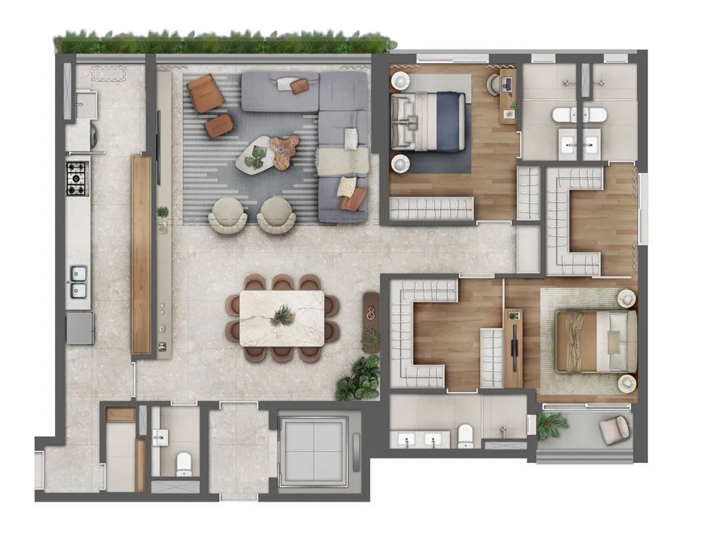 Apartamento, 2 quartos, 123 m² - Foto 8