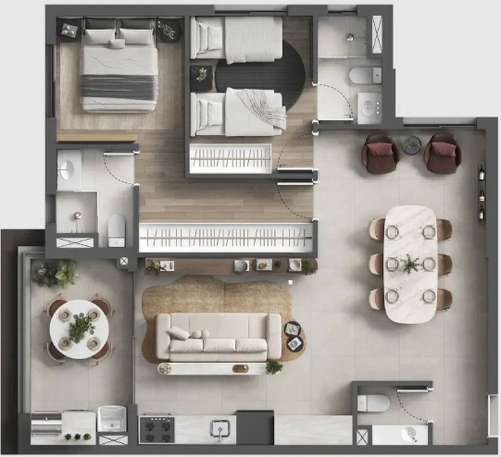 Apartamento, 3 quartos, 79 m² - Foto 5