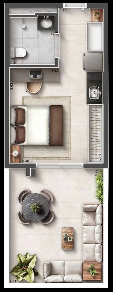 Kitnet-Studio, 24 m² - Foto 5