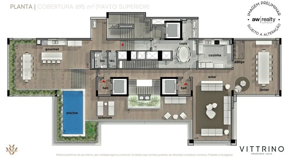 Apartamento, 3 quartos, 345 m² - Foto 23