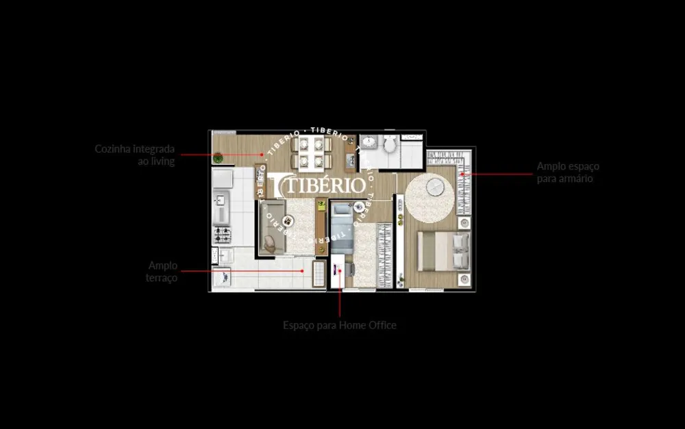 Apartamento, 2 quartos, 50 m² - Foto 6