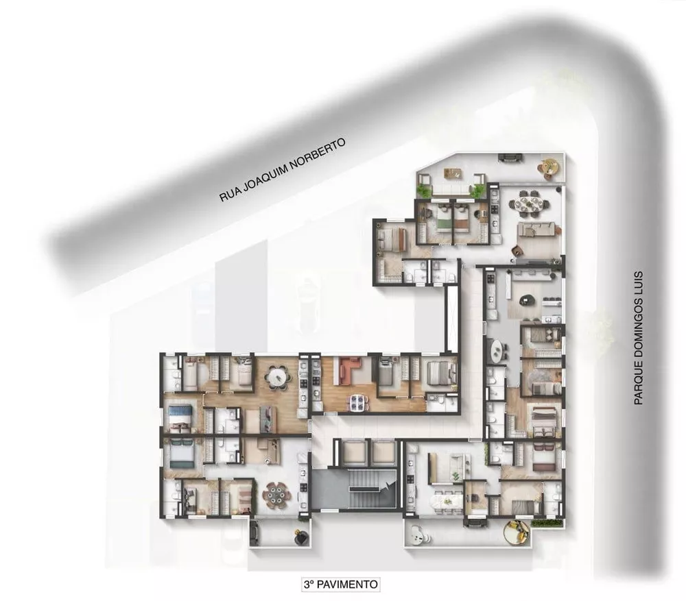 Apartamento, 3 quartos, 61 m² - Foto 1