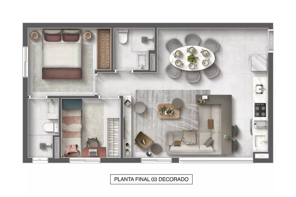 Apartamento, 3 quartos, 61 m² - Foto 17