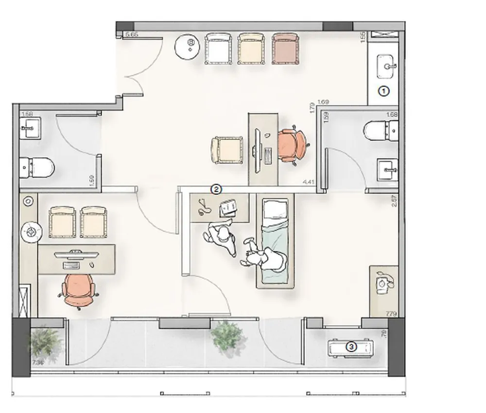 Sala-Conjunto, 51 m² - Foto 8