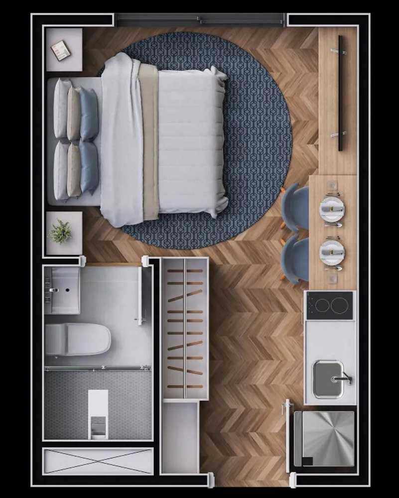 Kitnet-Studio, 17 m² - Foto 5