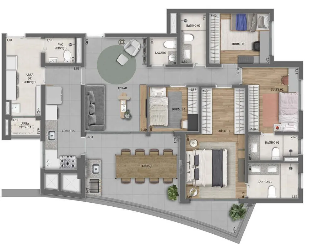 Apartamento, 2 quartos, 79 m² - Foto 10