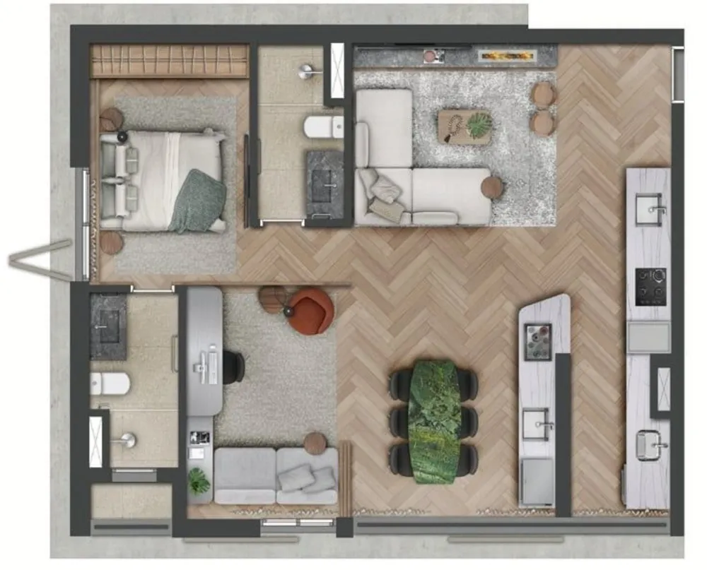 Cobertura, 3 quartos, 167 m² - Foto 8
