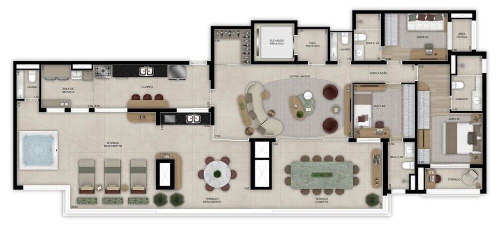 Apartamento, 2 quartos, 45 m² - Foto 2