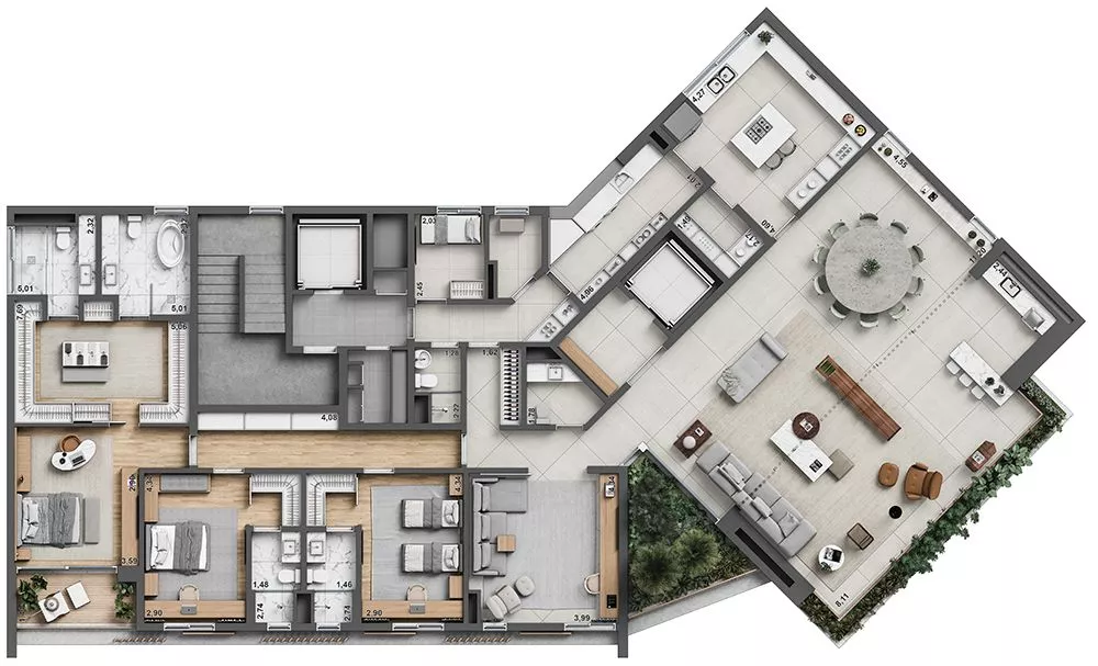 Cobertura à venda com 4 quartos, 663m² - Foto 3