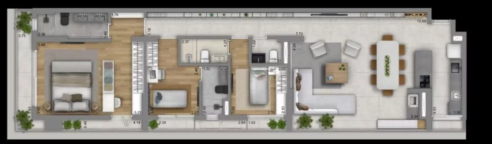 Apartamento, 3 quartos, 205 m² - Foto 27
