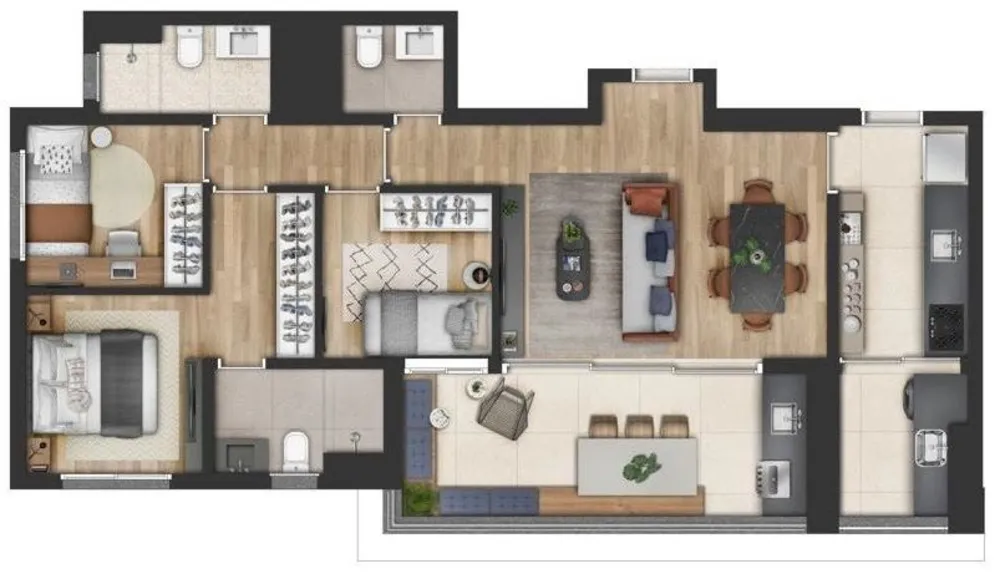 Apartamento, 3 quartos, 97 m² - Foto 12
