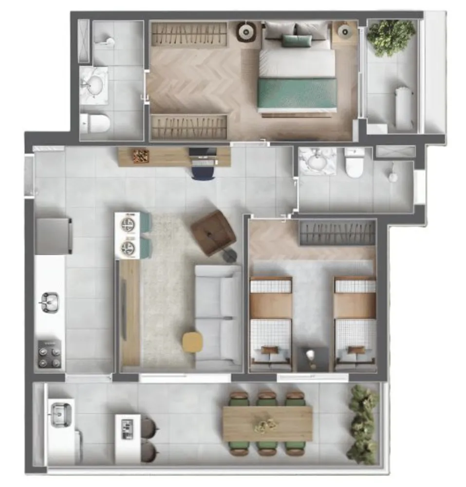 Apartamento, 1 quarto, 34 m² - Foto 11