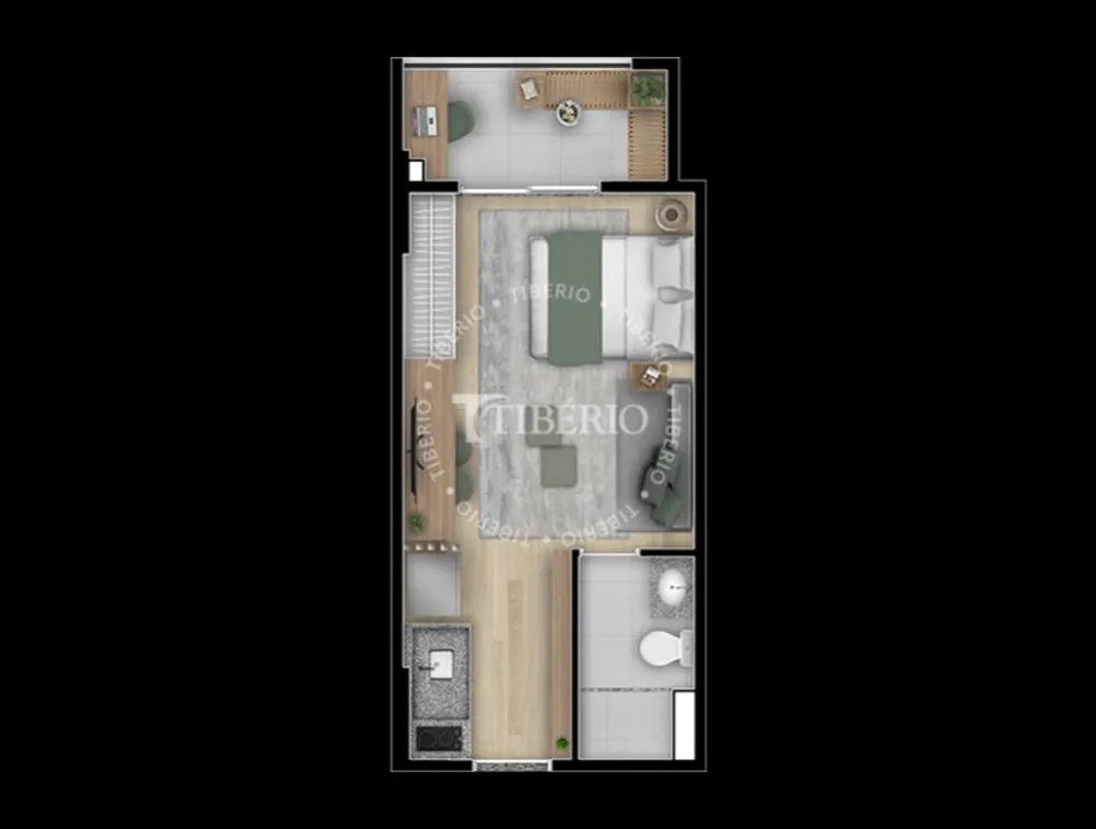 Kitnet-Studio, 43 m² - Foto 4
