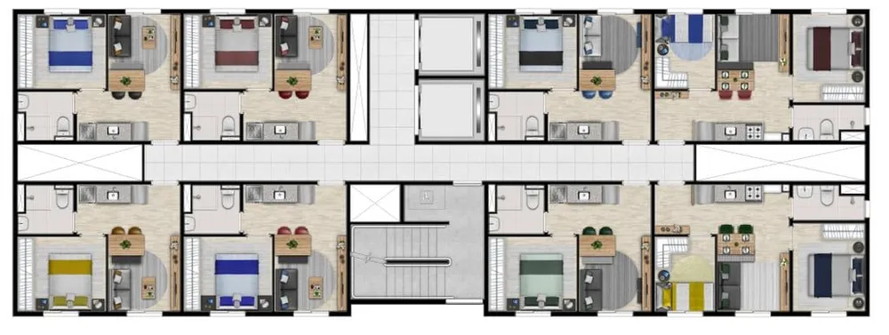 Apartamento, 2 quartos, 32 m² - Foto 11