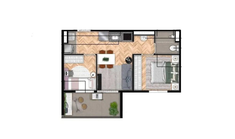 Apartamento, 1 quarto, 28 m² - Foto 7