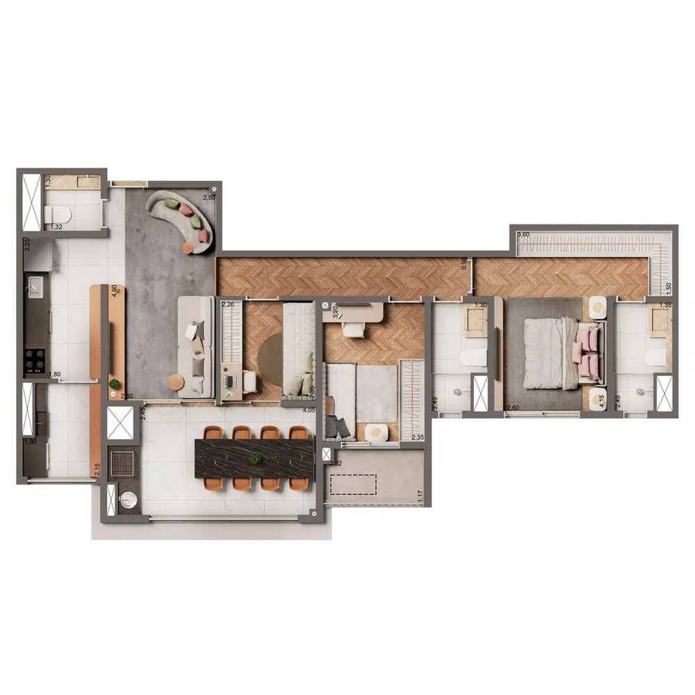 Apartamento, 3 quartos, 106 m² - Foto 9