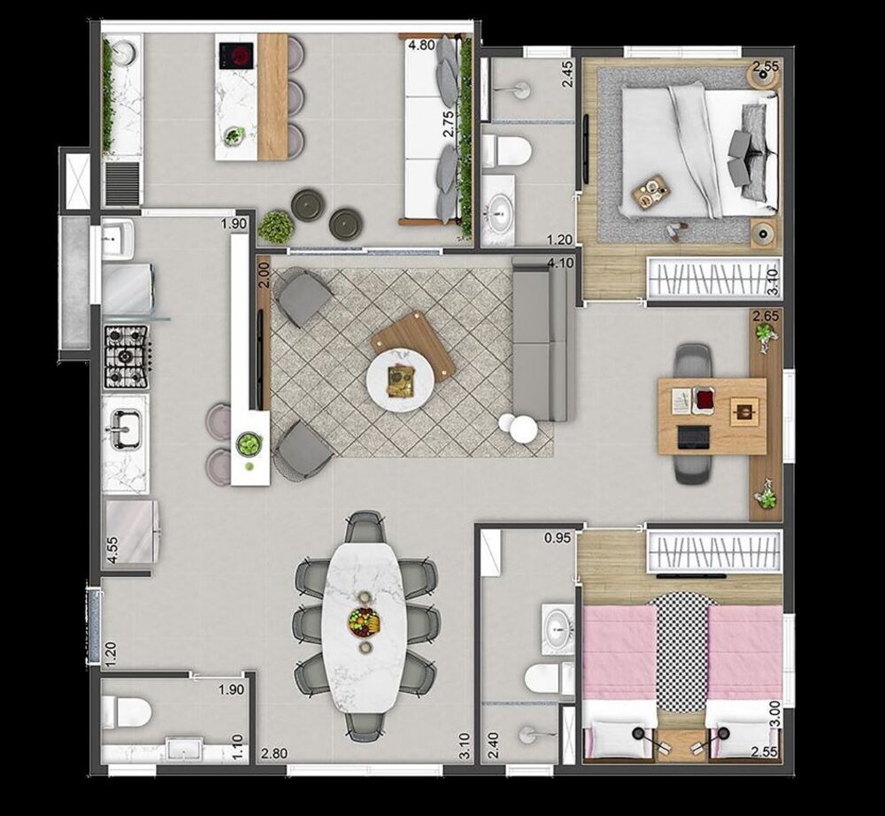 Apartamento à venda com 3 quartos, 88m² - Foto 22