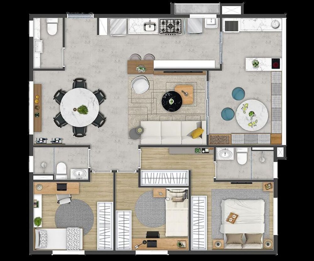 Apartamento à venda com 3 quartos, 88m² - Foto 23