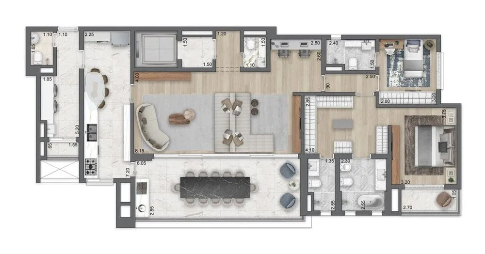 Apartamento, 4 quartos, 273 m² - Foto 11